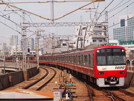 京急新1000形快特 京急本線鮫洲駅