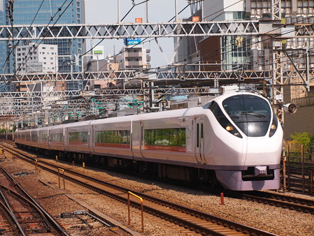 E657系特急ひたち 東海道本線新橋~品川
