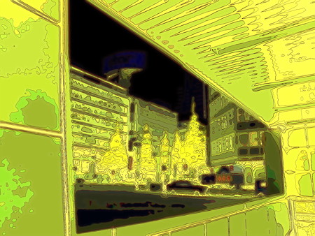 新宿駅西口バスターミナルにて-01c