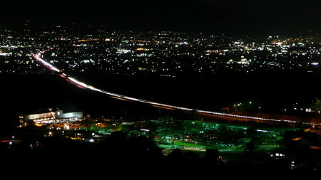 雨乞山からの夜景