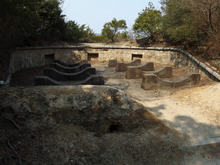 大久野島 北部砲台跡