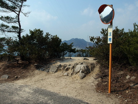 大久野島外周路の展望地