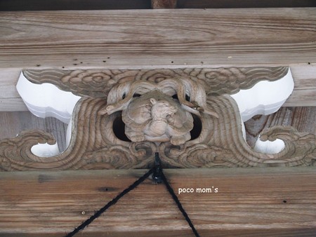 龍安寺 庫裏の蛙股 贔屓2015年01月11日_P1110023