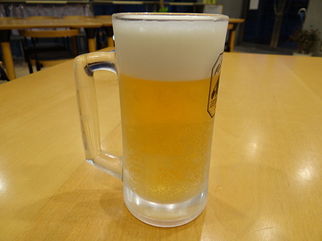 泳いだあとの一杯
