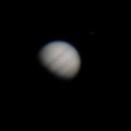 木星も月みたいに満ち欠けする？それとも天体望遠鏡の接眼部分にカメラのレンズを近づけて撮影するという古典的な撮影方法のため上手く写らなかっただけ?