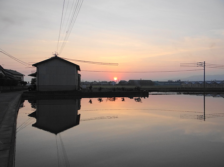 故郷の夕陽