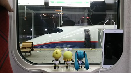 ミク:「長野駅に停車です!」 リン:「さぁーここから新線区画だゅ...