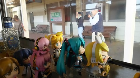 五泉駅に停車。