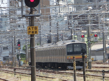 尾久の205系南武線