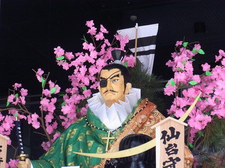 38 博多祇園山笠 中洲流 舁き山 仙台守護独眼竜(せんだいしゅごどくがんりゅう)2012年 写真画像3