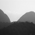 Photos: 黄昏の双耳峰Maisan (Horse Ears Mountain)　before dark