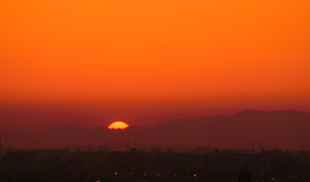夕日