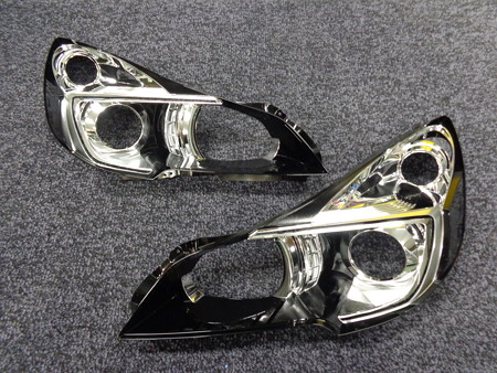 レガシィＢＲＭ　ＮＥＷアウディ風ＬＥＤ取付　インナー塗装前