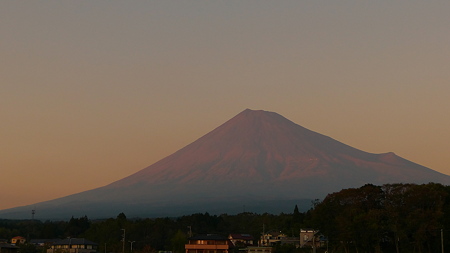 夕富士