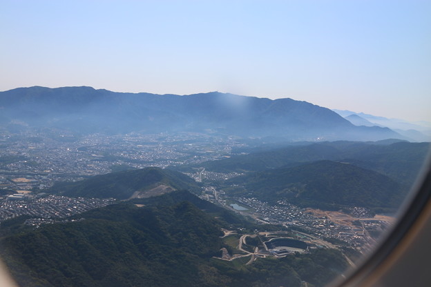 福岡空港離直後