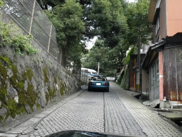 本当にとっても急な坂！