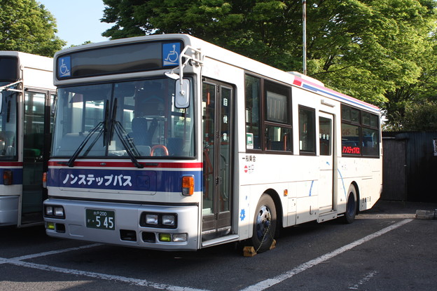 茨城交通　545号車　らくがきバス　ラッピング