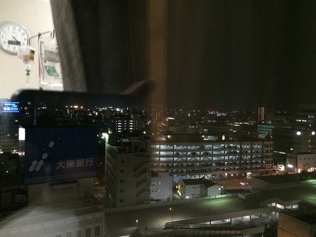 病室からの夜景